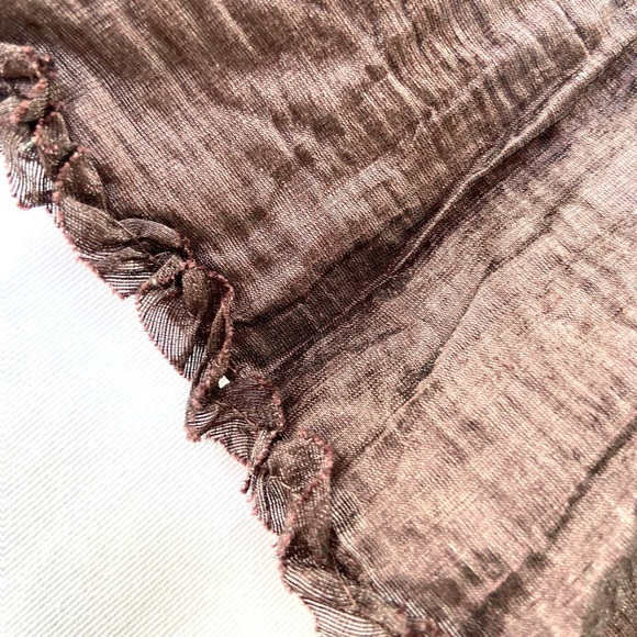 Tahari linen wrinkled skirt - Picture 4 of 6